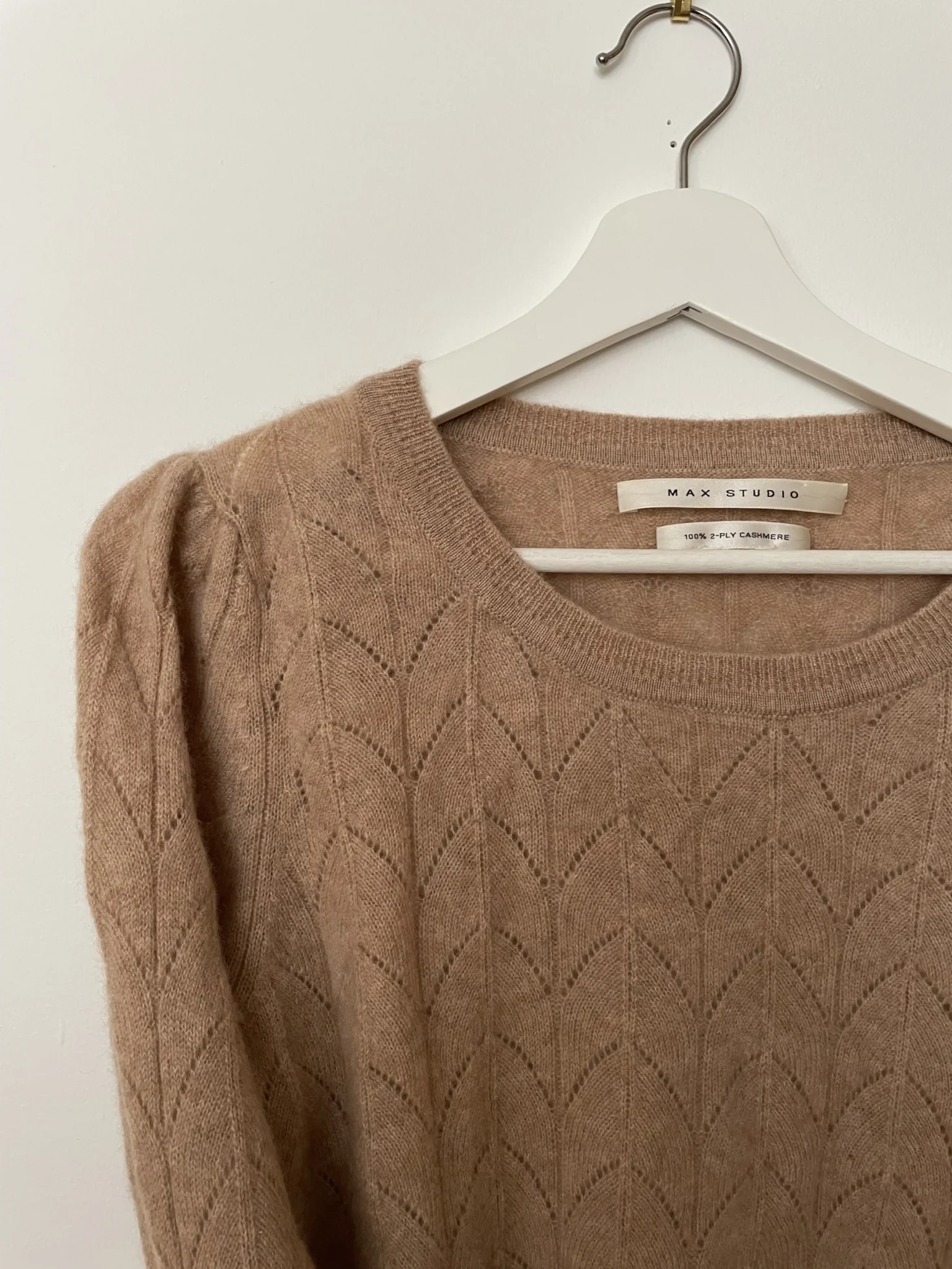 Image for Chandail cachemire camel S