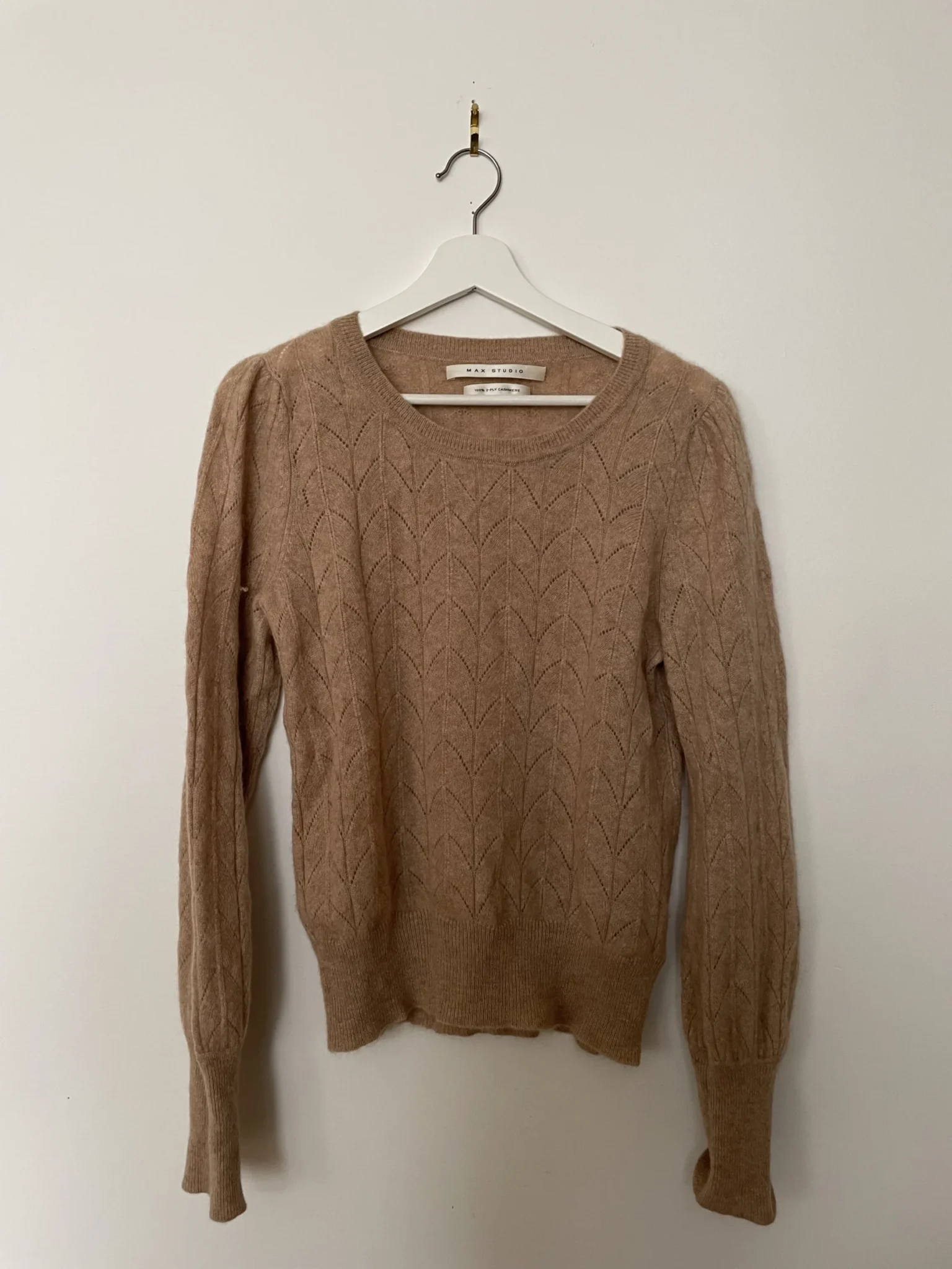 Image for Chandail cachemire camel S