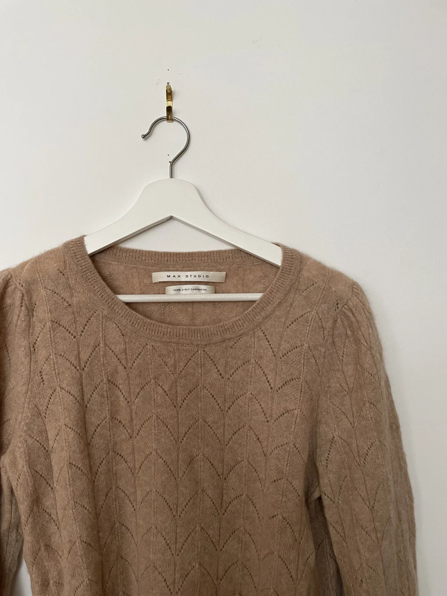Image for Chandail cachemire camel S