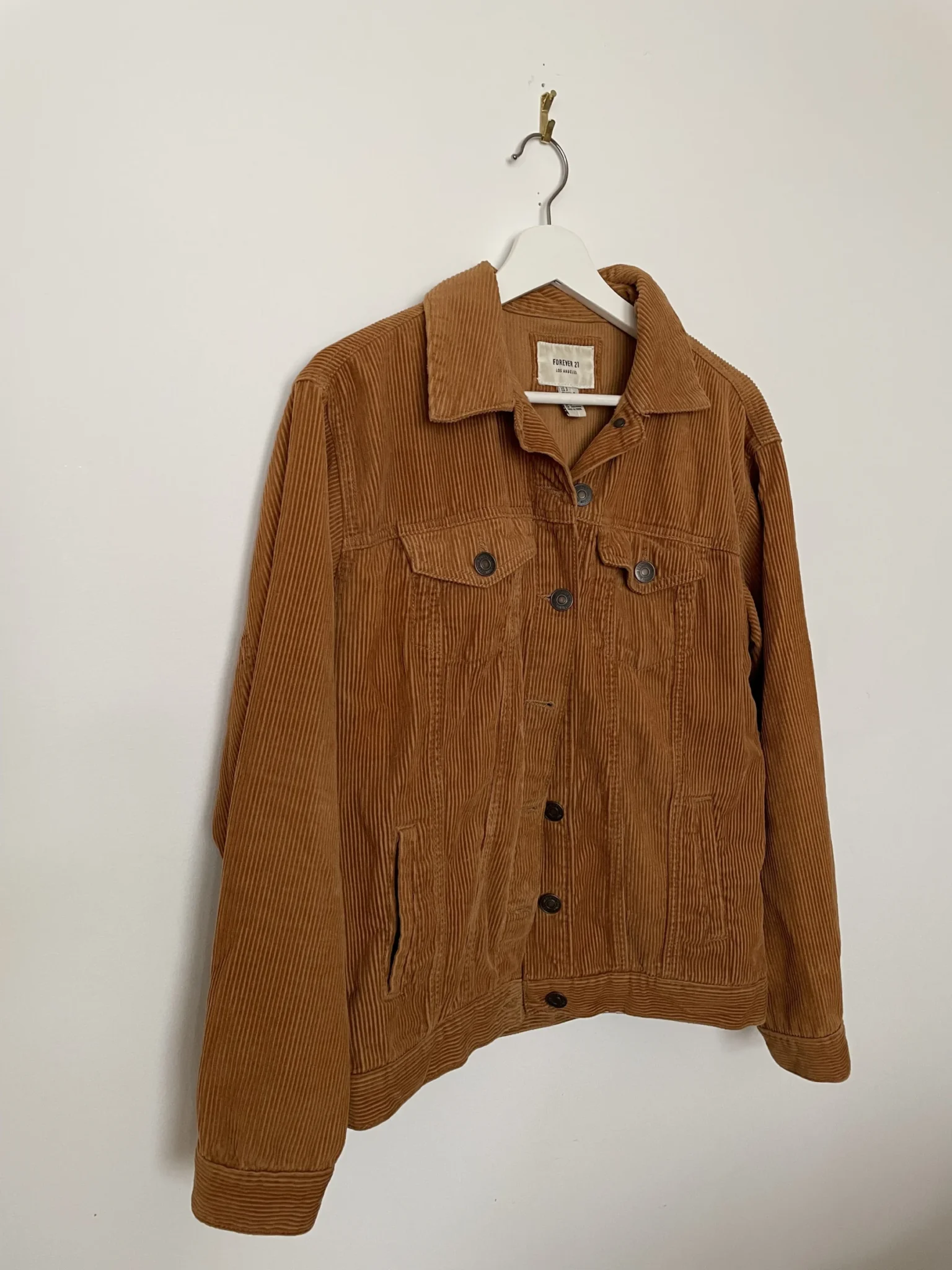 Image for Jacket corduroy rouille