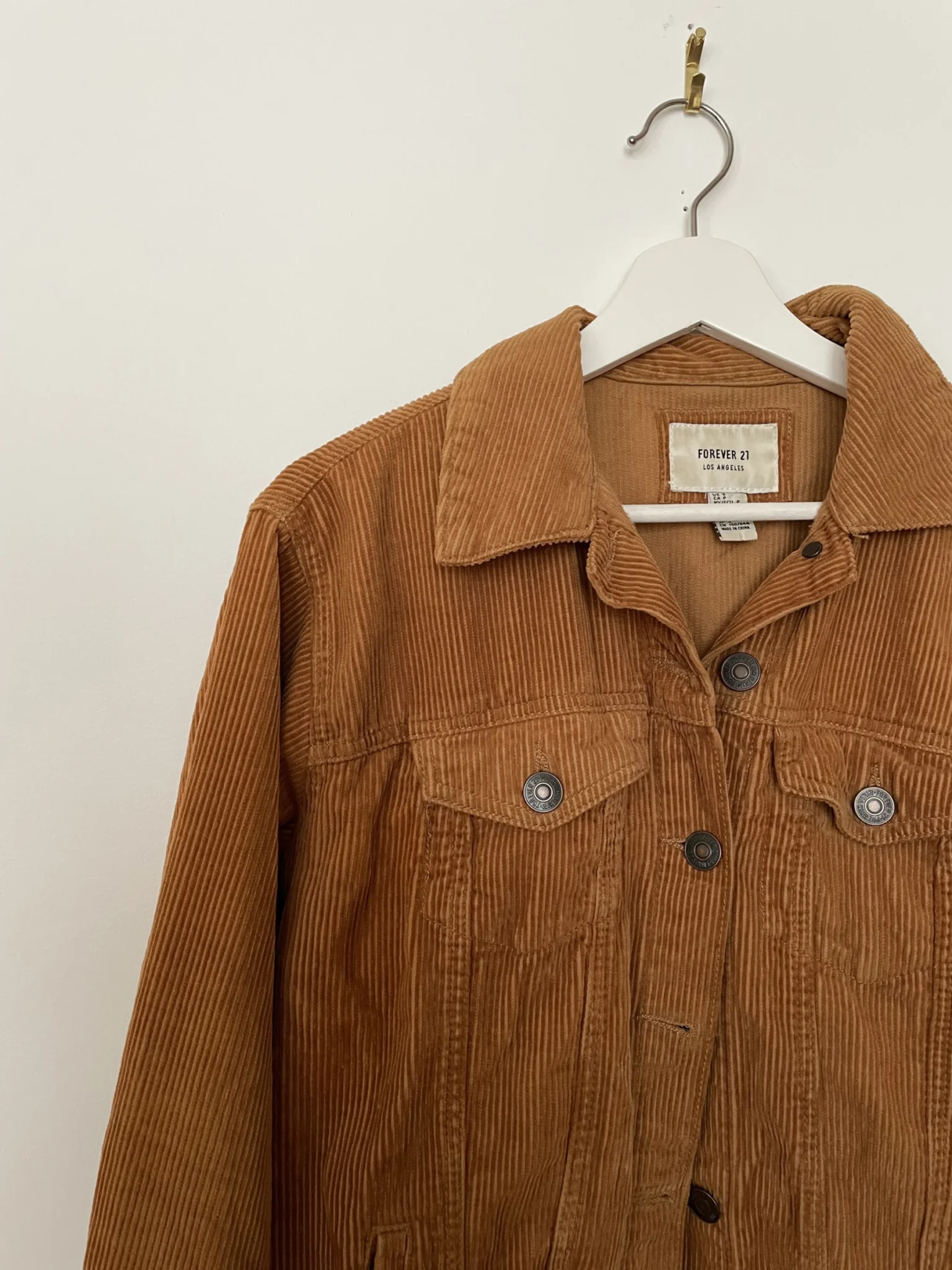 Image for Jacket corduroy rouille