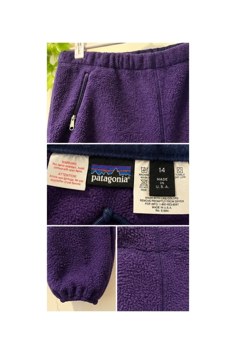 Image for Patagonia Vintage – Mauve fleece trousers