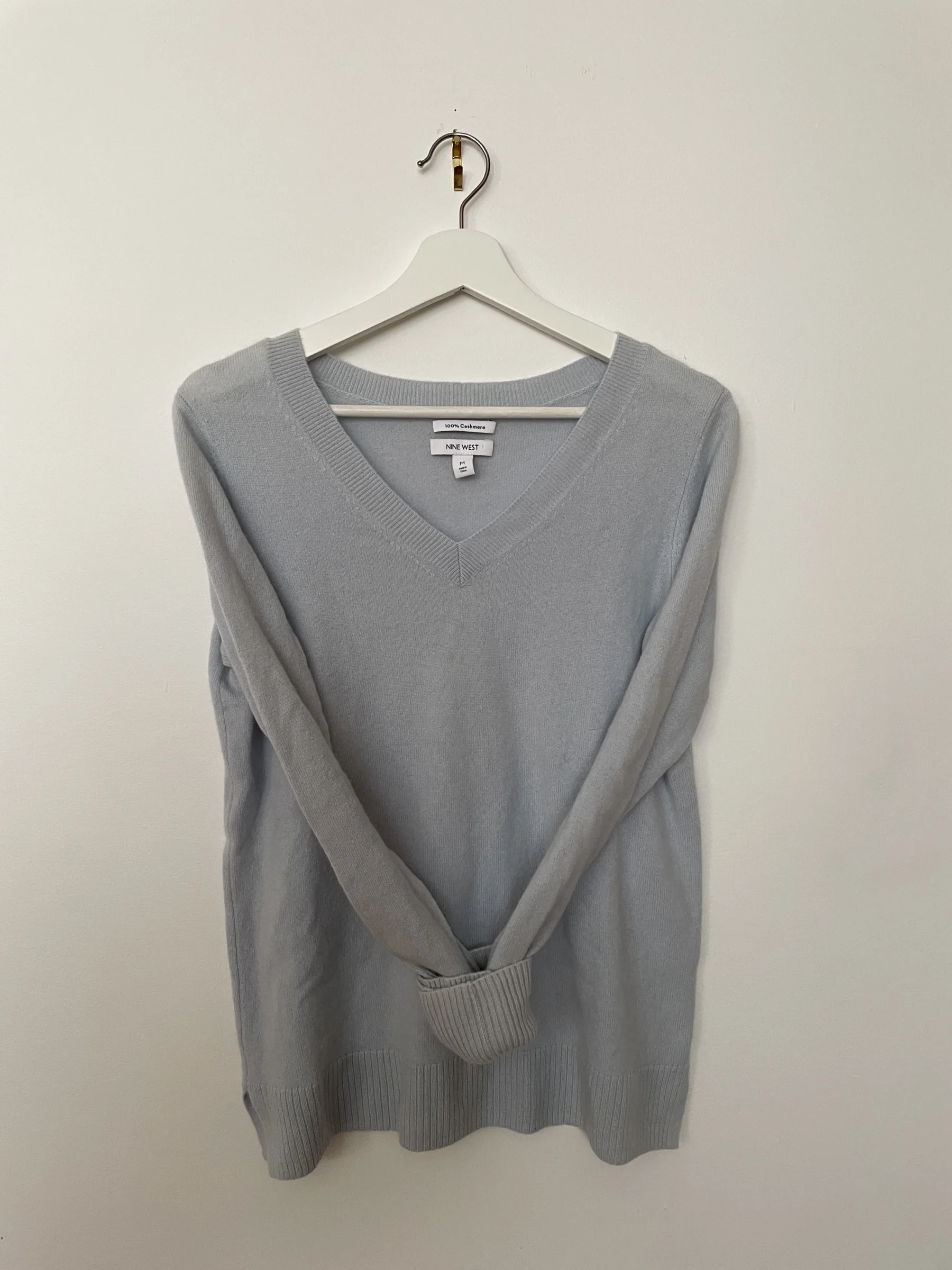Pull cachemire bleu Nine West seconde main