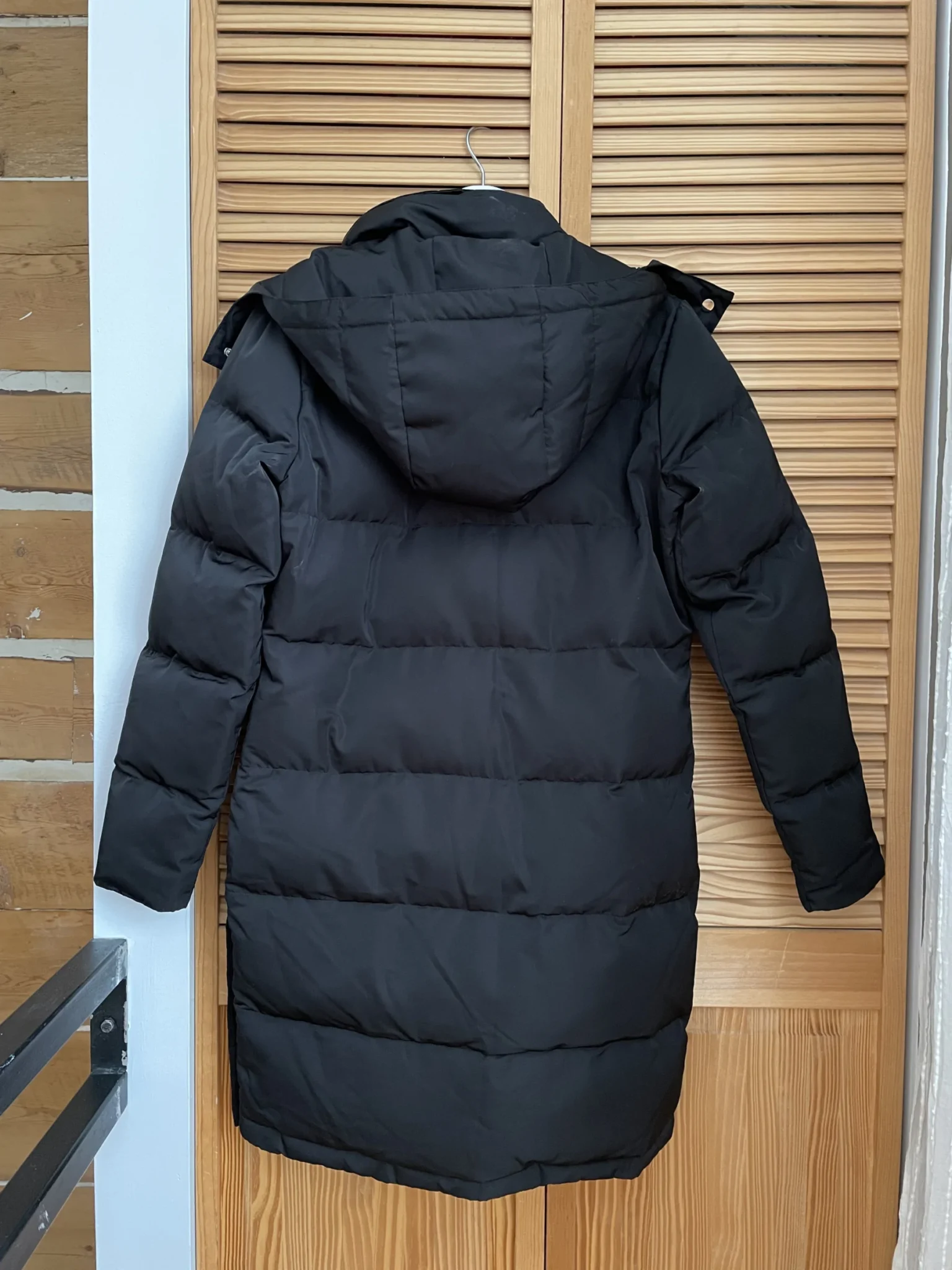 Image for Puffer noir long Matt & Natt