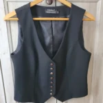 Thumbnail for Black stretchy waistcoat