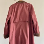 Thumbnail for Manteau style Barn Jacket/ Manteau utilitaire doublé vintage London Fog Rouge Brique