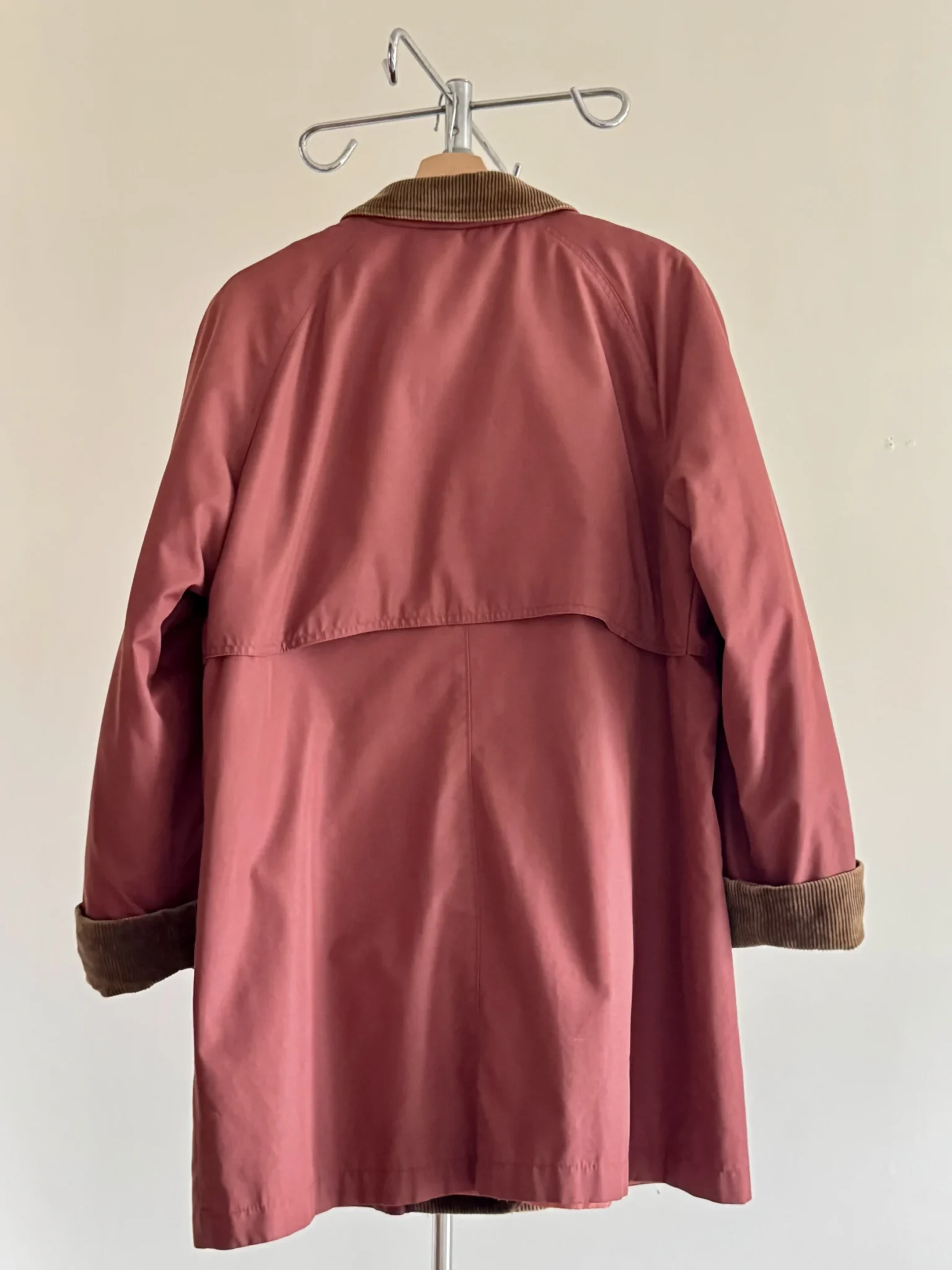 Image for Manteau style Barn Jacket/ Manteau utilitaire doublé vintage London Fog Rouge Brique