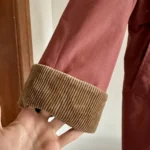 Thumbnail for Manteau style Barn Jacket/ Manteau utilitaire doublé vintage London Fog Rouge Brique