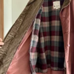 Thumbnail for Manteau style Barn Jacket/ Manteau utilitaire doublé vintage London Fog Rouge Brique