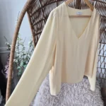 Thumbnail for Lightweight V-neck top