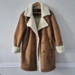 Featured thumbnail for Indigo manteau effet suede/sherpa