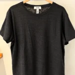 Featured thumbnail for COS – Black 100% linen T-shirt – Size L