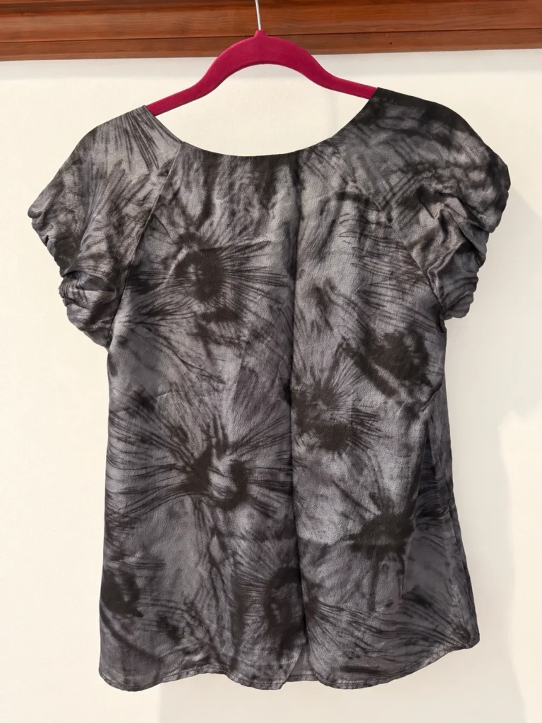 Image for MICHAEL Michael Kors – Blouse 100 % soie – Taille M – Imprimé abstrait