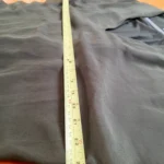 Thumbnail for Robe tunique Zara vert olive, semi transparente col en V, longueur midi