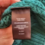 Thumbnail for Pull torsadé unisexe Simons, turquoise vert