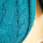 Thumbnail for Pull torsadé unisexe Simons, turquoise vert