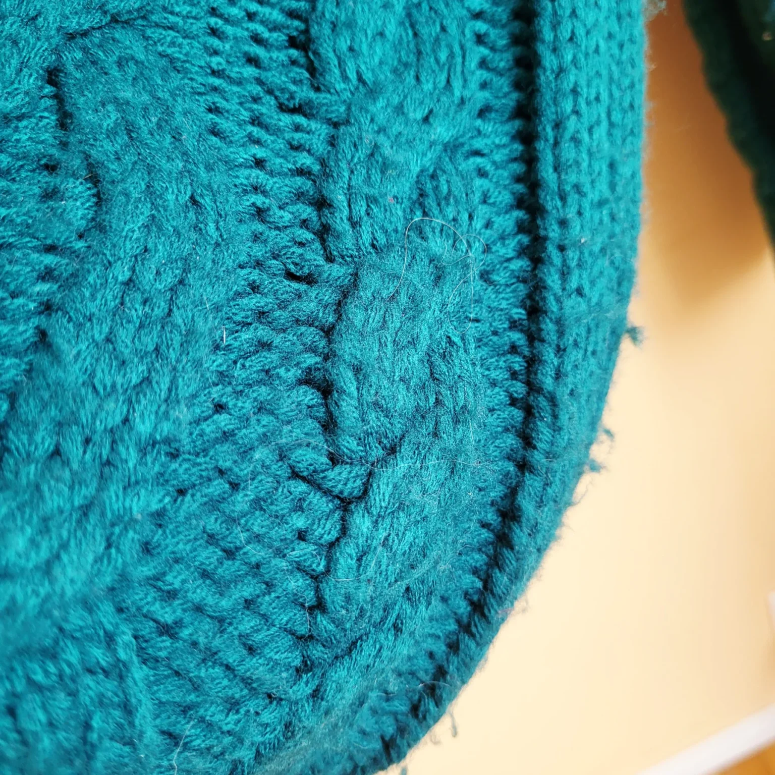 Image for Pull torsadé unisexe Simons, turquoise vert