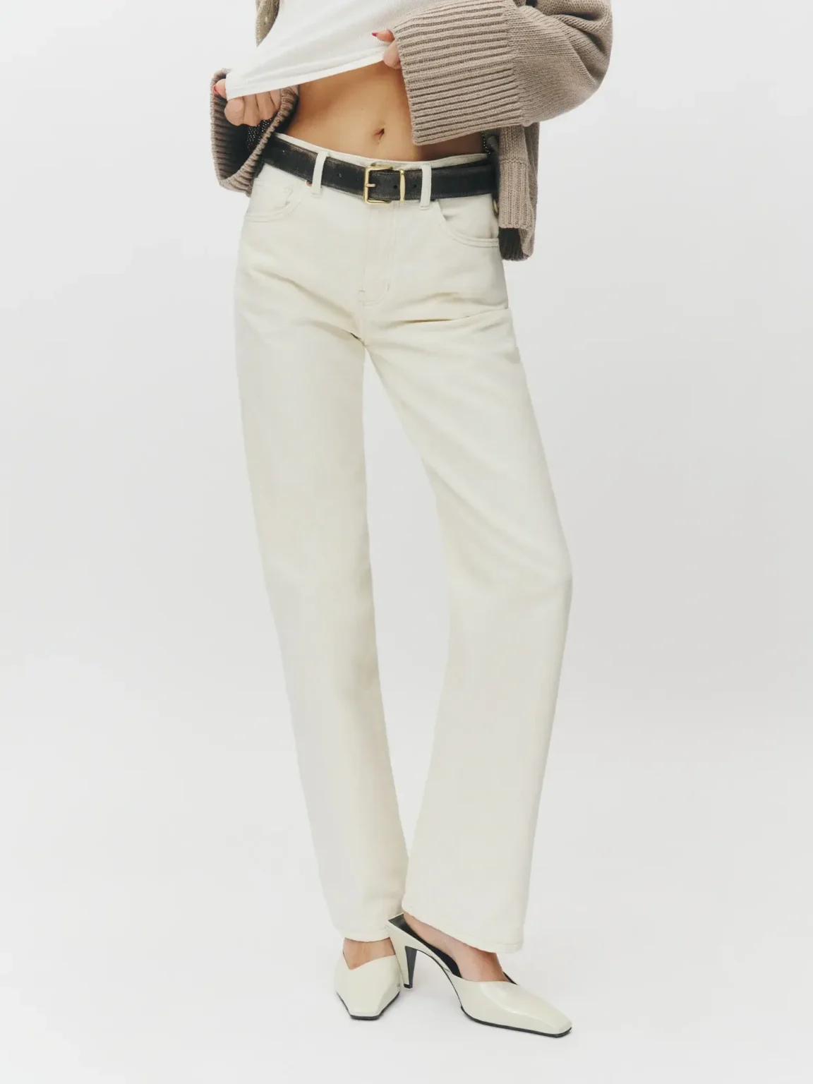 Image for Reformation - Val 90s Mid Rise Straight Jeans - Taille 24