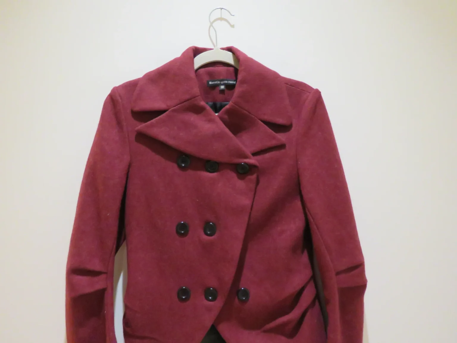 Image for HERETIC GOES ROUND Made in Japan 100% Wool Coat Jacket Avant Garde Minimalist