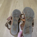 Thumbnail for A.S. 98 Ramos Clou Leather Gladiator Sandal Shoes in Tan US 8.5/9 Boho Grunge