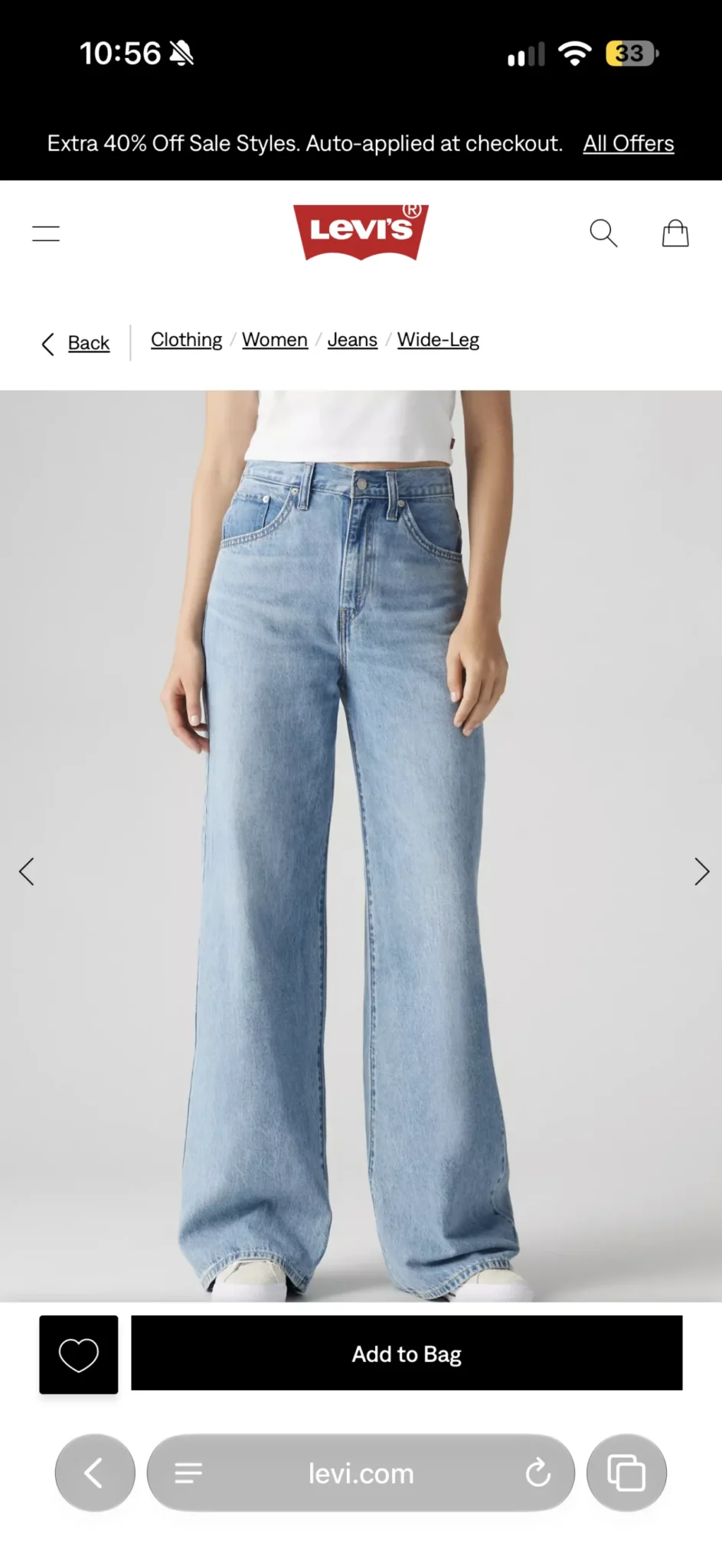 Image for Jeans cinch baggy levi’s