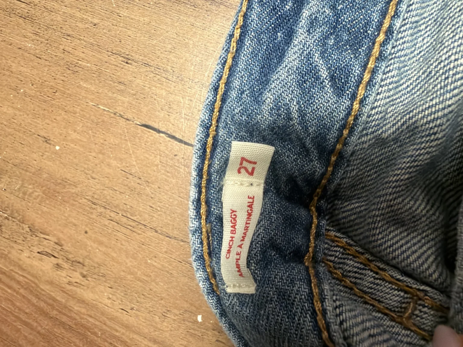 Image for Jeans levis cinch baggy