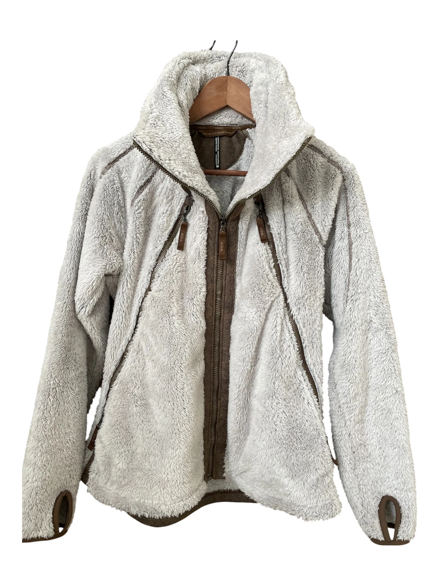 Kuhl, veste polaire avec capuche escamotable, toute douce *Autre seconde main