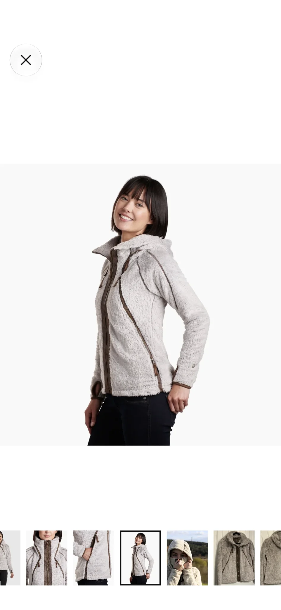 Image for Kuhl, veste polaire avec capuchon escamotable, toute douce