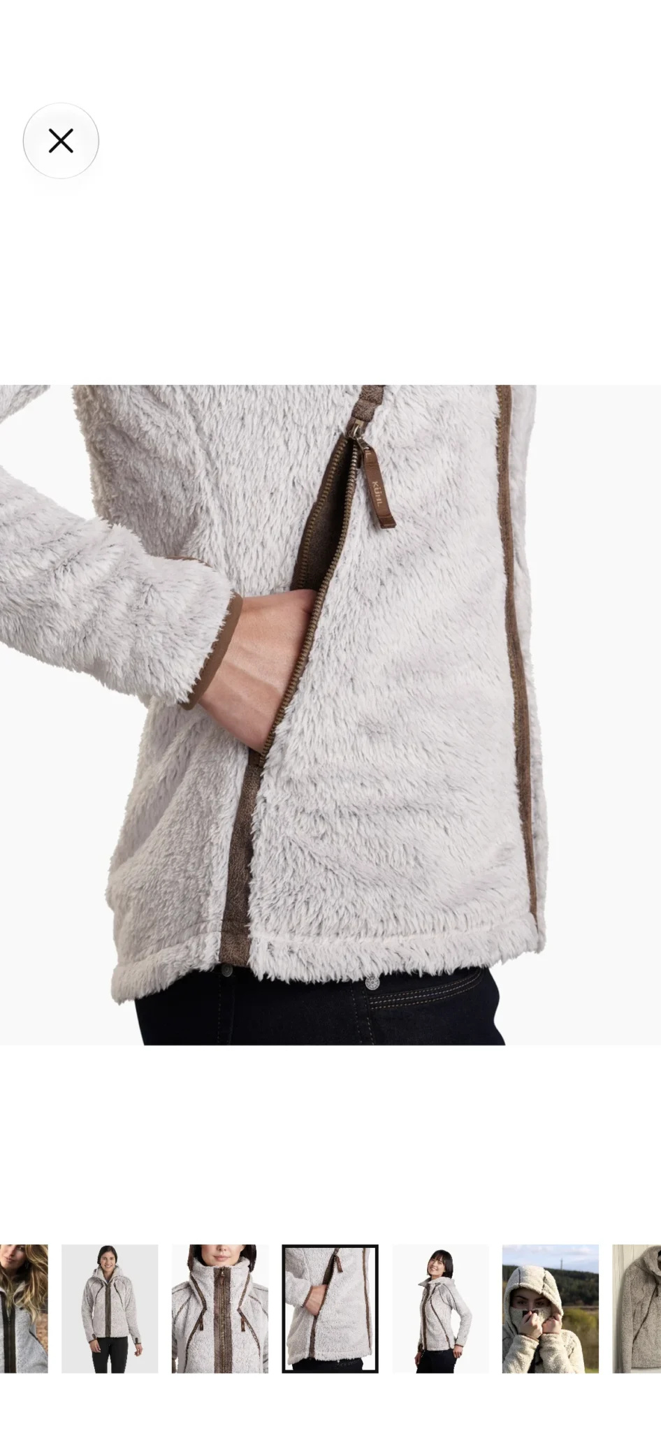 Image for Kuhl, veste polaire avec capuchon escamotable, toute douce