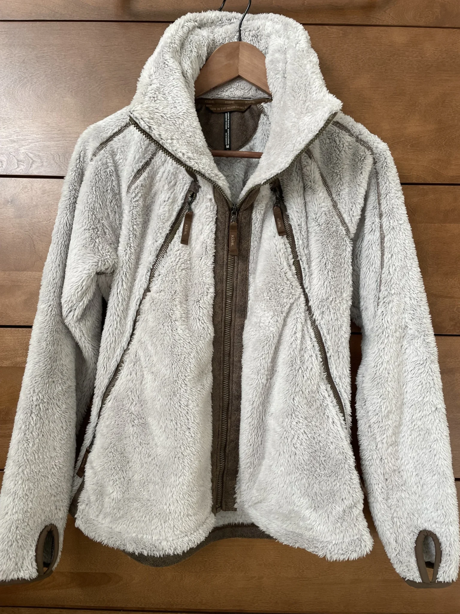 Image for Kuhl, veste polaire avec capuchon escamotable, toute douce