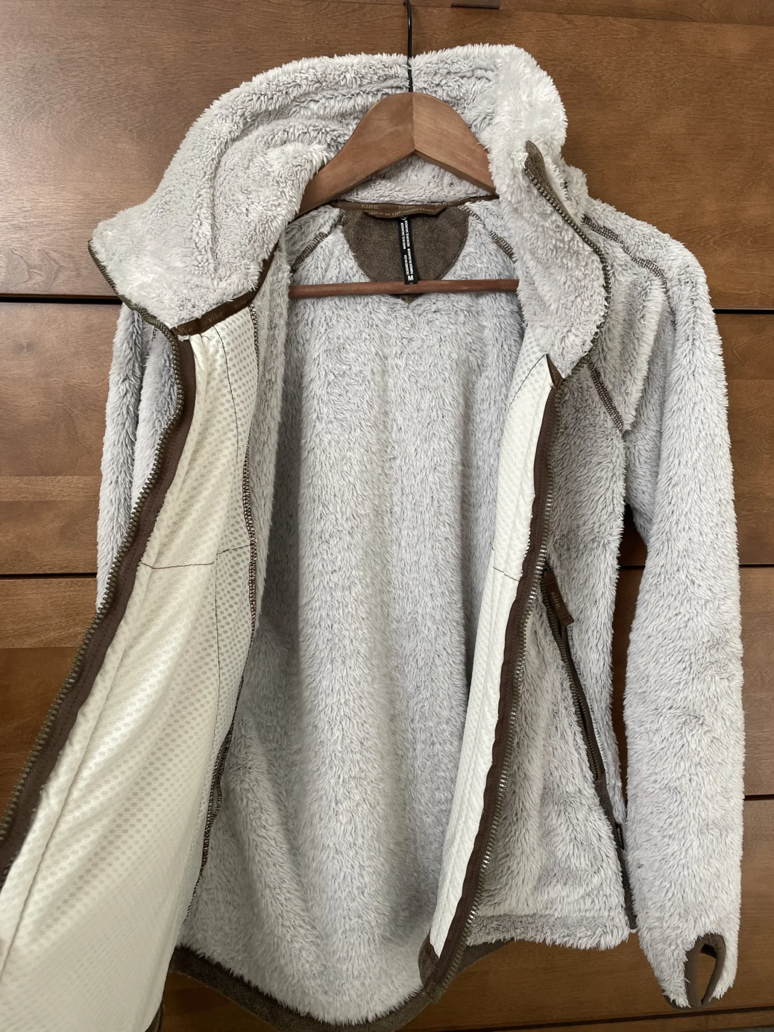 Image for Kuhl, veste polaire avec capuchon escamotable, toute douce