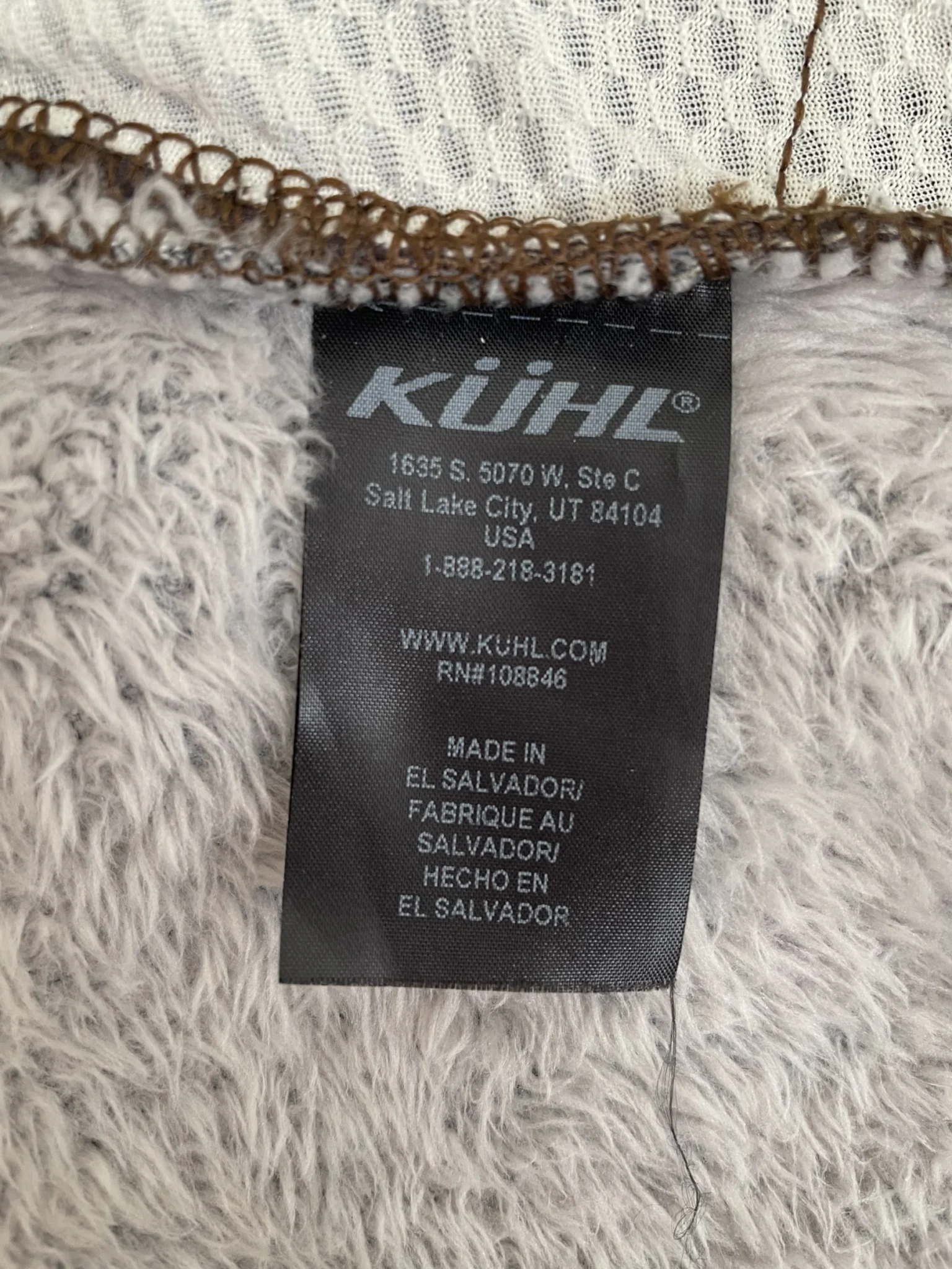 Image for Kuhl, veste polaire avec capuchon escamotable, toute douce