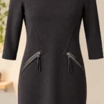 Featured thumbnail for Luisa Cerano – Black dress in wool, silk and cashmere – US size 4