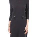 Thumbnail for Luisa Cerano – Black dress in wool, silk and cashmere – US size 4