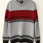 Thumbnail for Canada – Chandail en tricot à motifs géométriques – Homme M