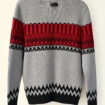 Thumbnail for Canada – Chandail en tricot à motifs géométriques – Homme M