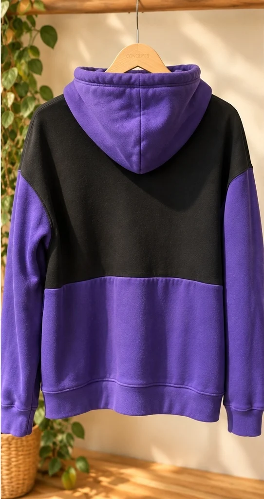 Image for 🏀 Jordan Air – Black and mauve hoodie with Jumpman logo – XL