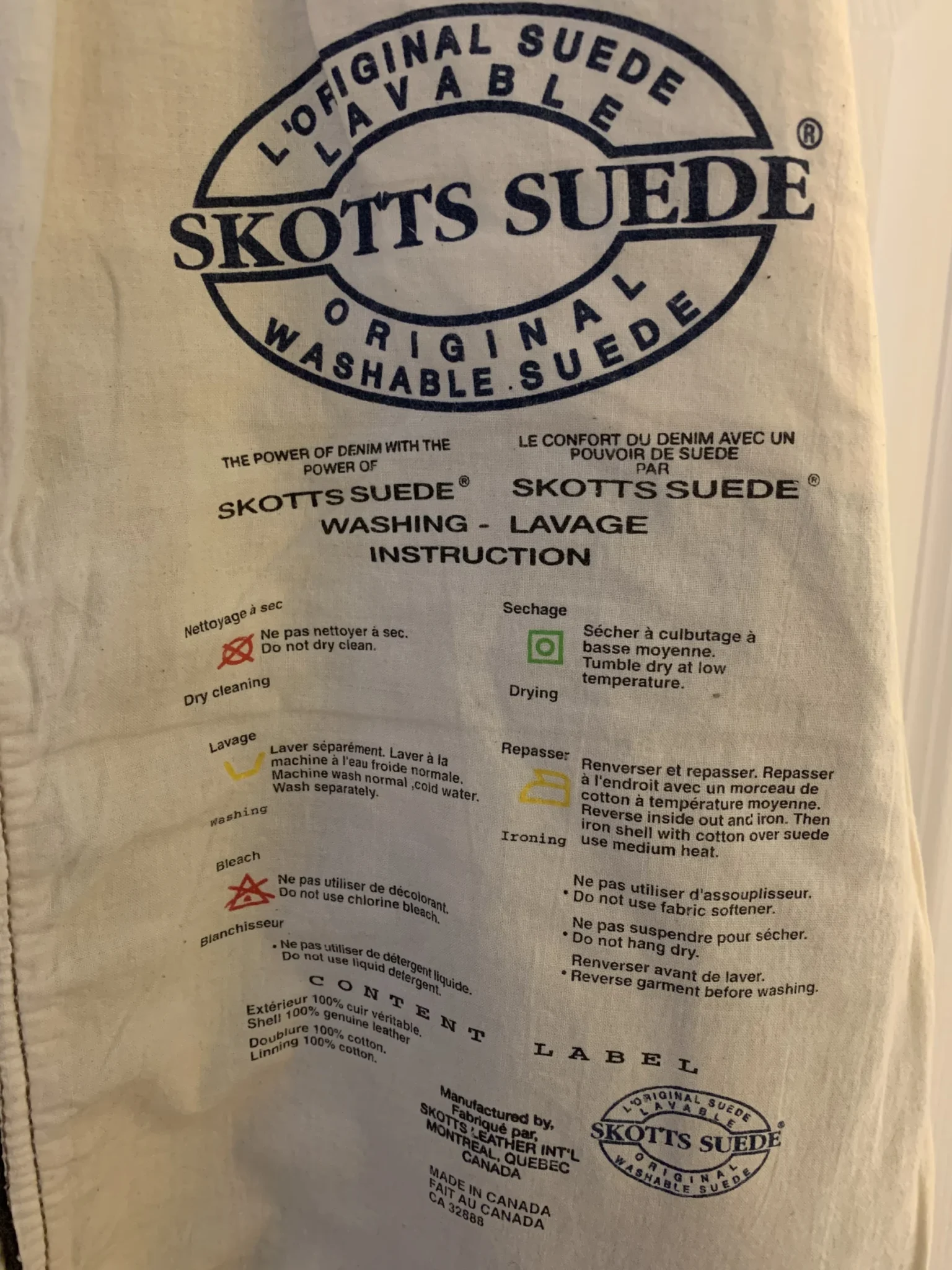 Image for Jupe courte en suède véritable vert olive Skotts Suede
