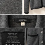 Thumbnail for August Silk – Merino wool cardigan – Size L