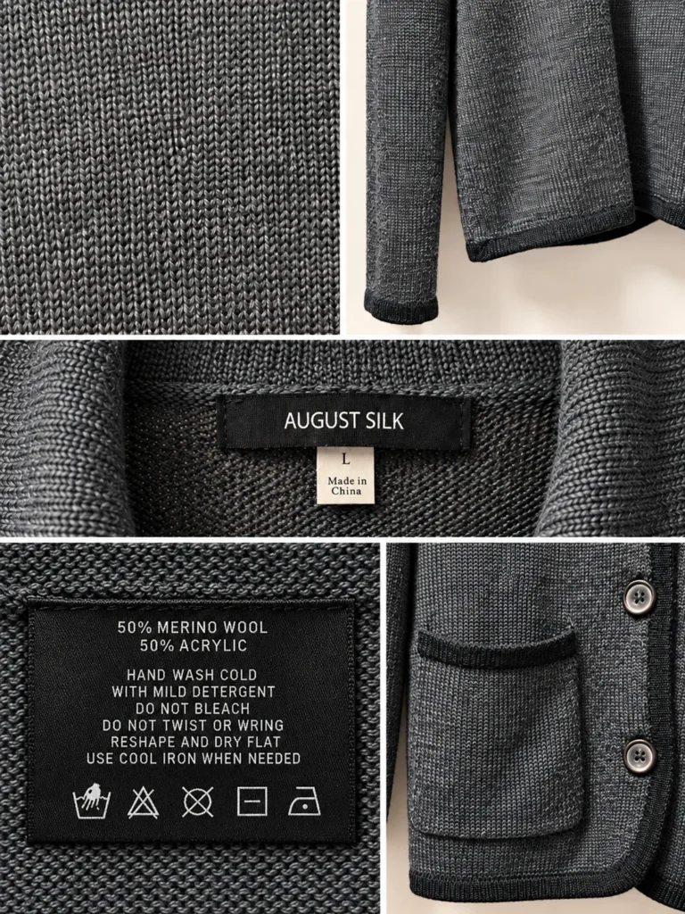 Image for August Silk – Merino wool cardigan – Size L