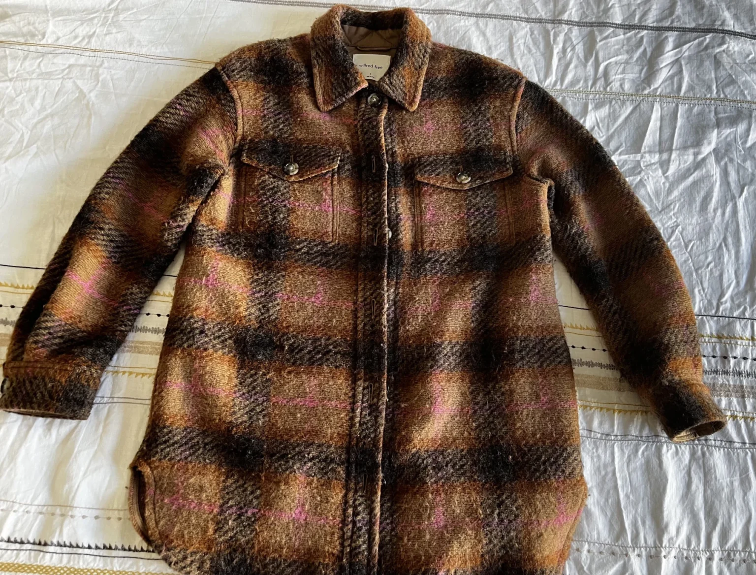 Featured image for Veste en laine (style surchemise) Wilfred Free – Aritzia 🍂
