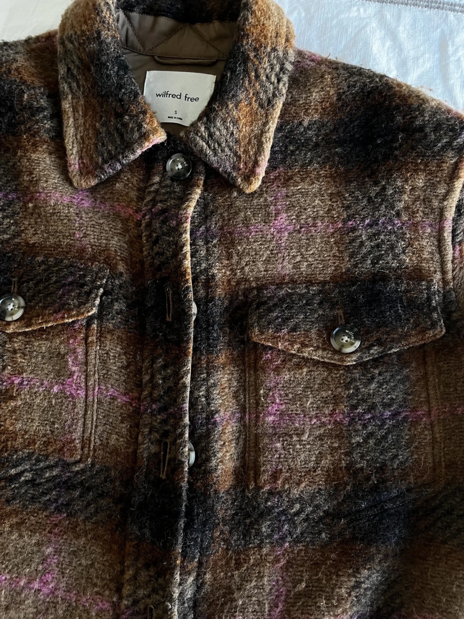 Image for Veste en laine (style surchemise) Wilfred Free – Aritzia 🍂