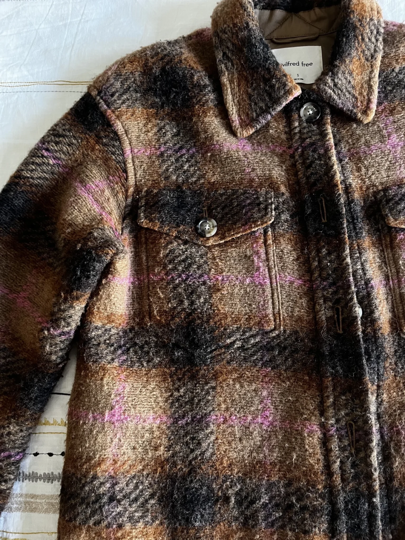 Image for Veste en laine (style surchemise) Wilfred Free – Aritzia 🍂