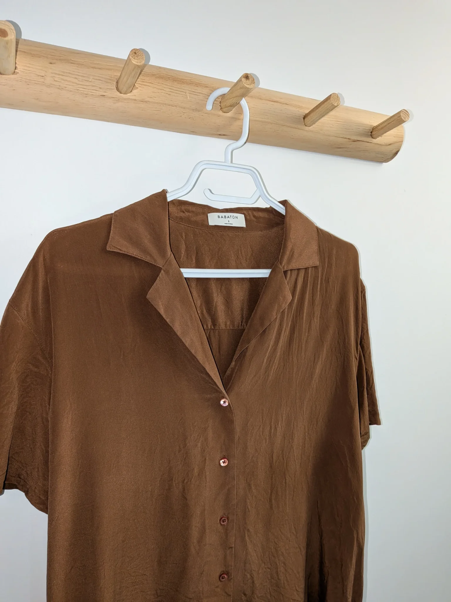 Image for 🤎 Babaton silk shirt