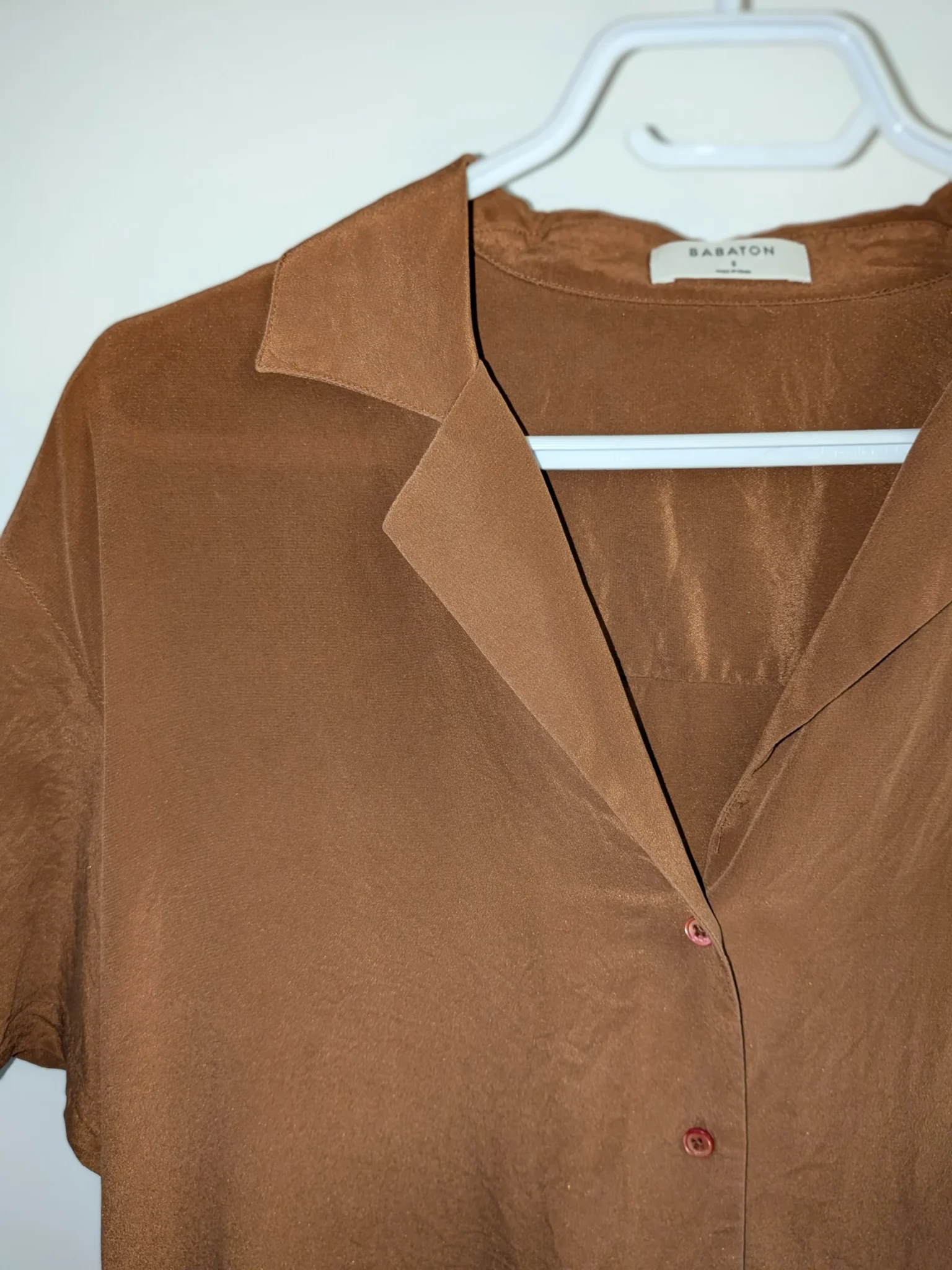 Image for 🤎 Babaton silk shirt