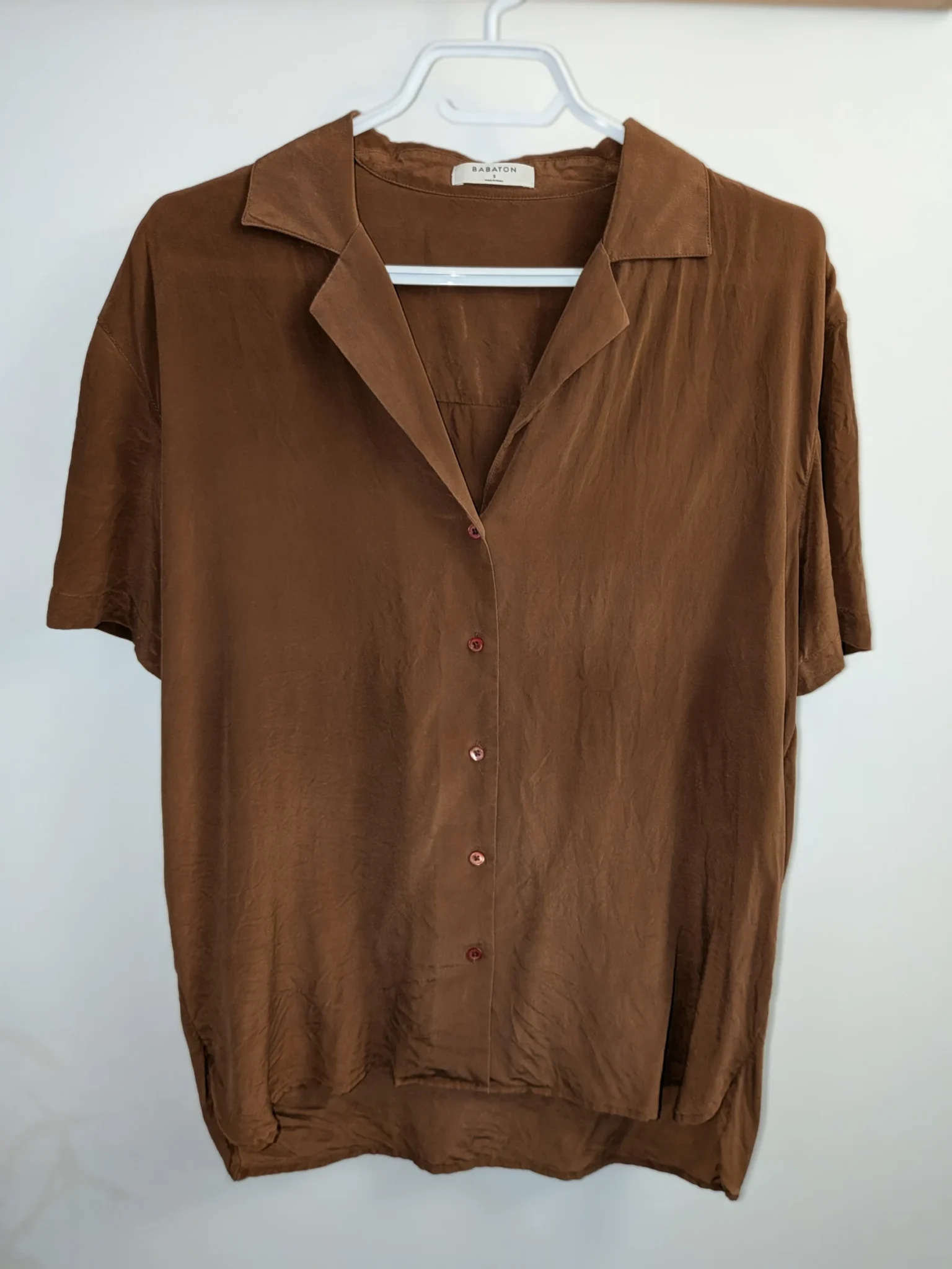 Image for 🤎 Babaton silk shirt