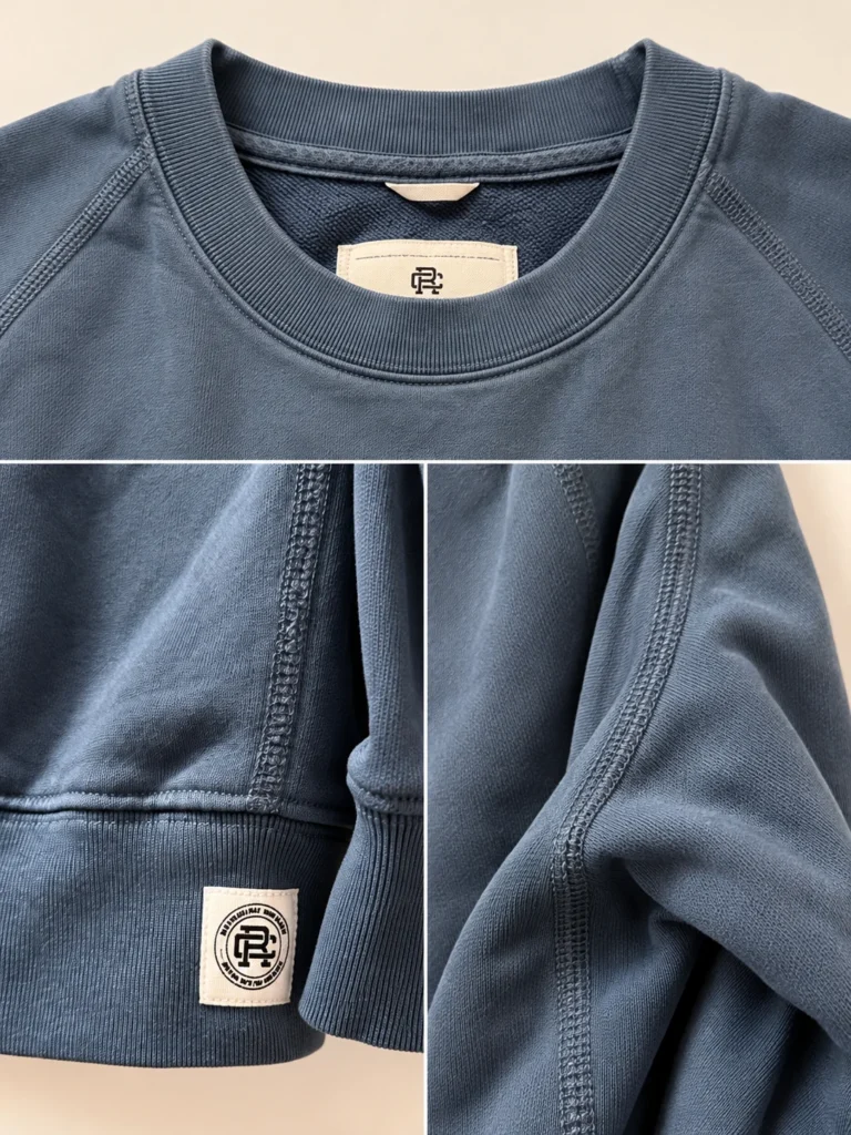 Image for Reigning Champ grey-blue jumper — Medium