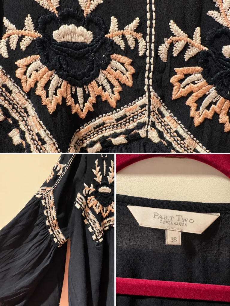 Image for Blouse Part Two à broderies florales — Taille 38