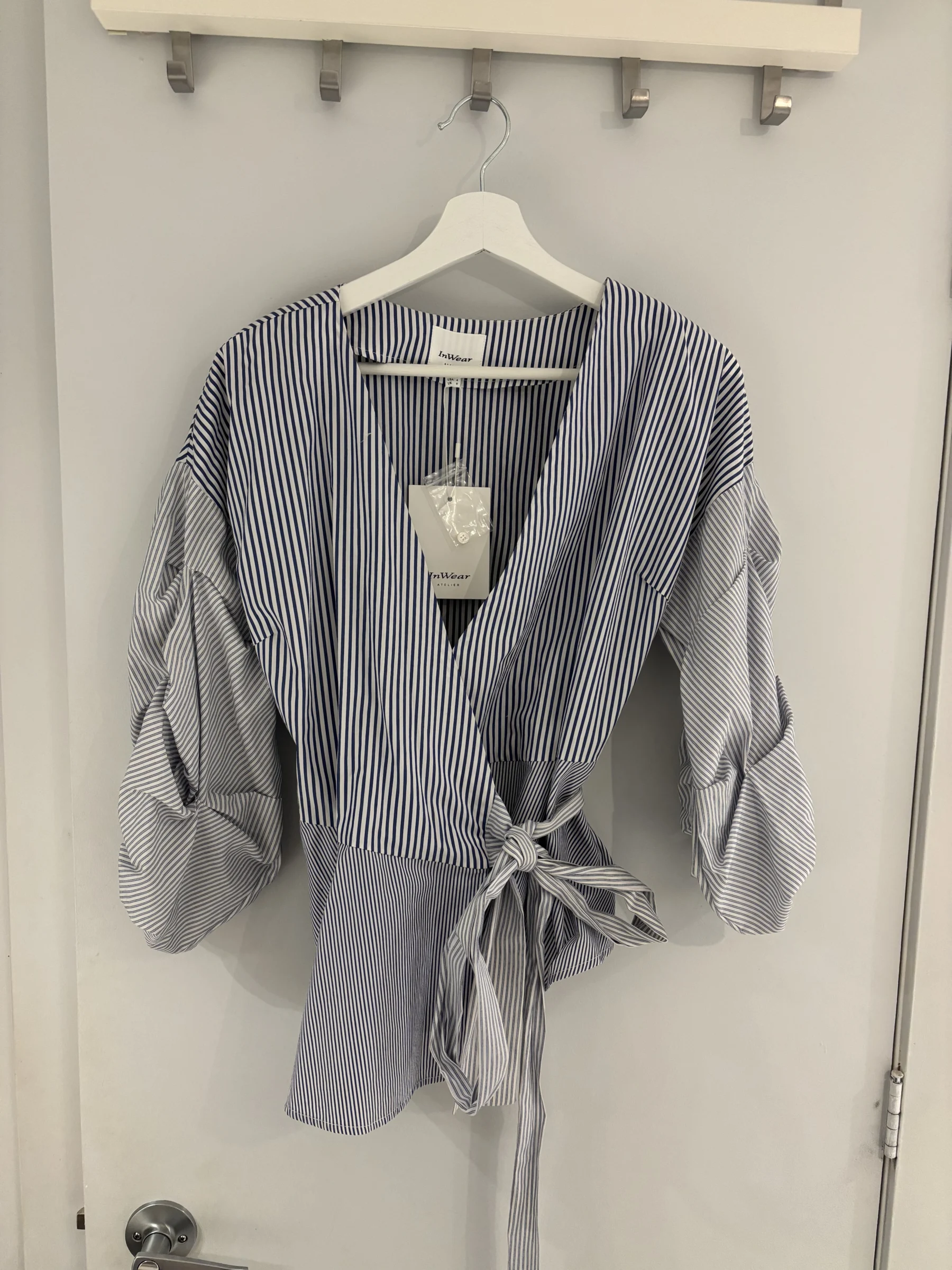 Blouse à rayures bleus *Autre seconde main