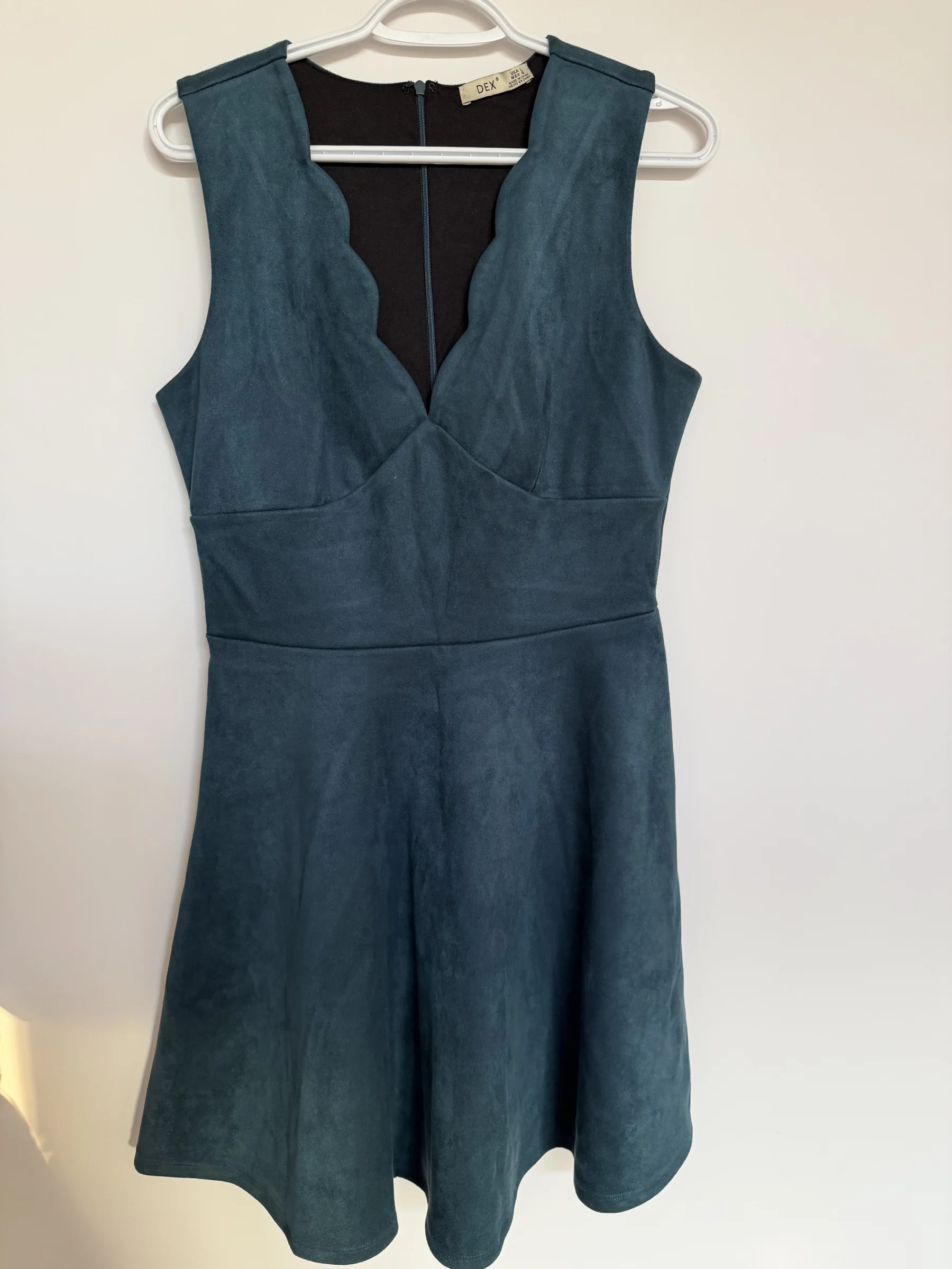 Dex faux suede dress Dex seconde main